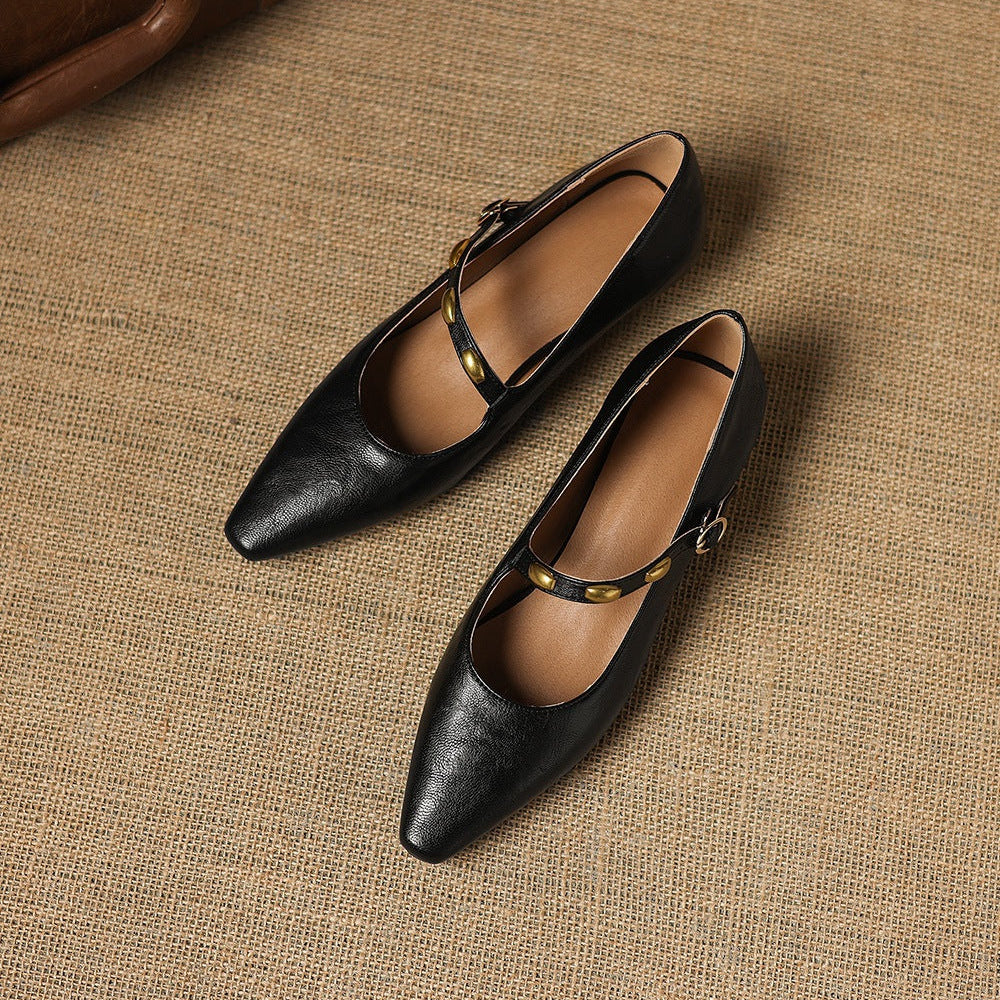 Kalie Studded Leather Pumps