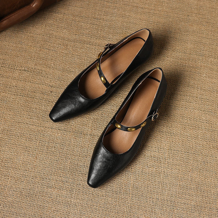 Kalie Studded Leather Pumps