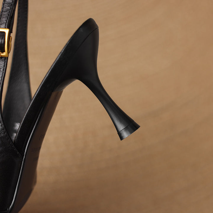 Myla Genuine Leather Heels