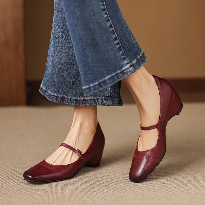 Ryla Genuine Leather Pumps