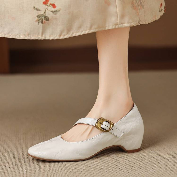 Givry Genuine Leather Heels