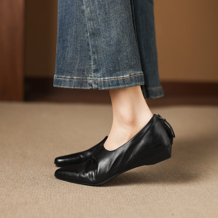 Halen Genuine Leather Pumps