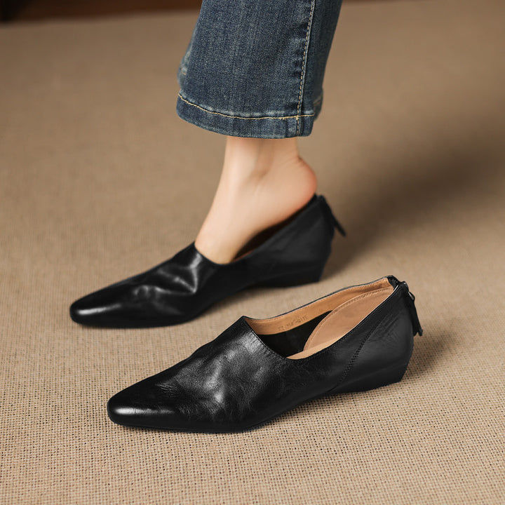 Halen Genuine Leather Pumps
