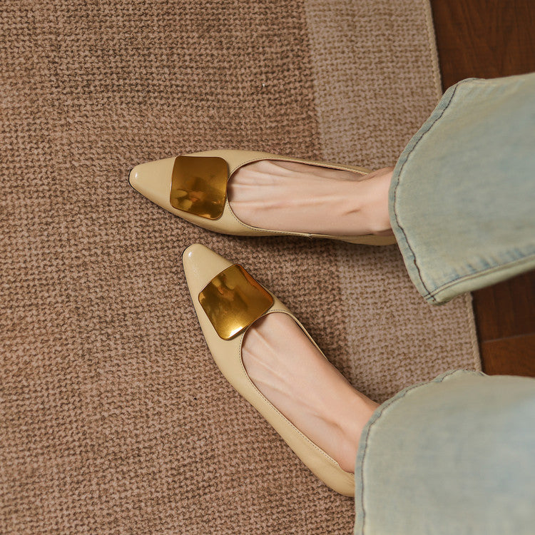 Lorea Genuine Leather Flats