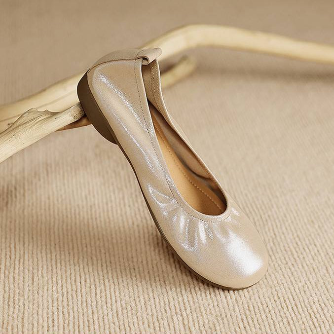Ozela Genuine Leather Flats
