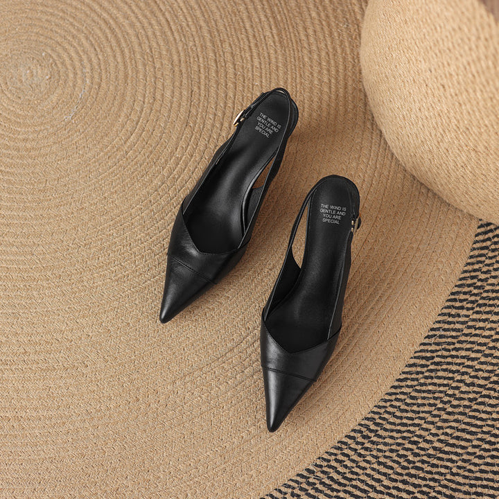 Myla Genuine Leather Heels