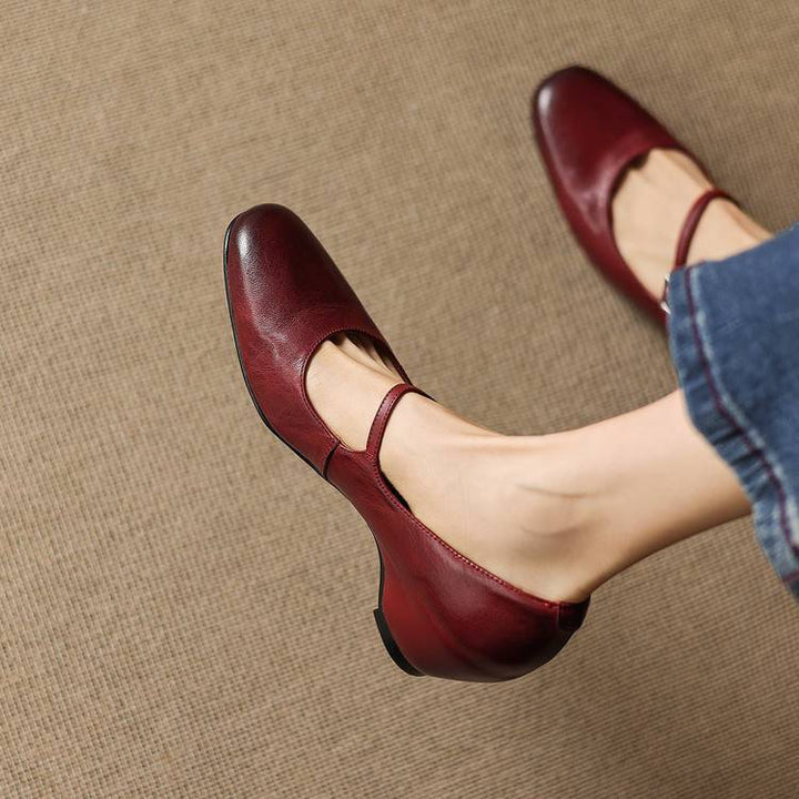 Ryla Genuine Leather Pumps