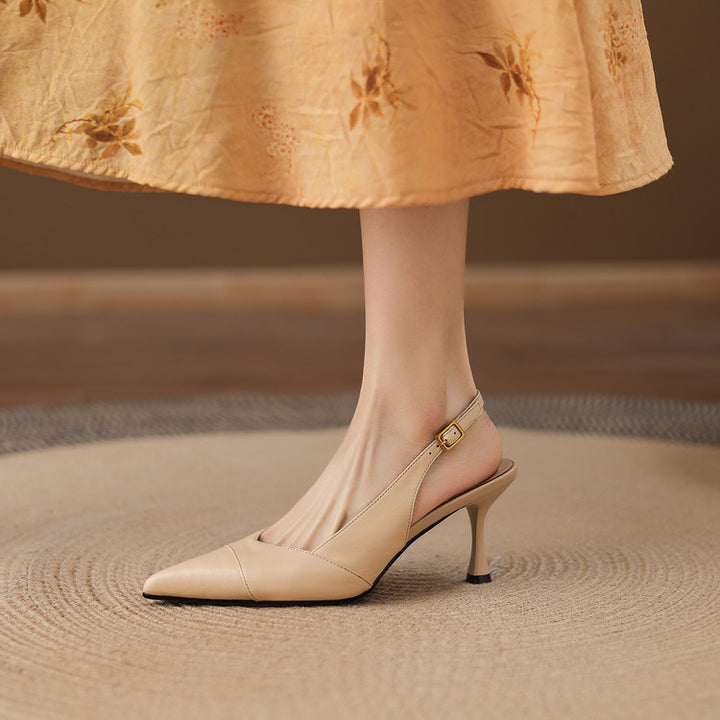 Myla Genuine Leather Heels