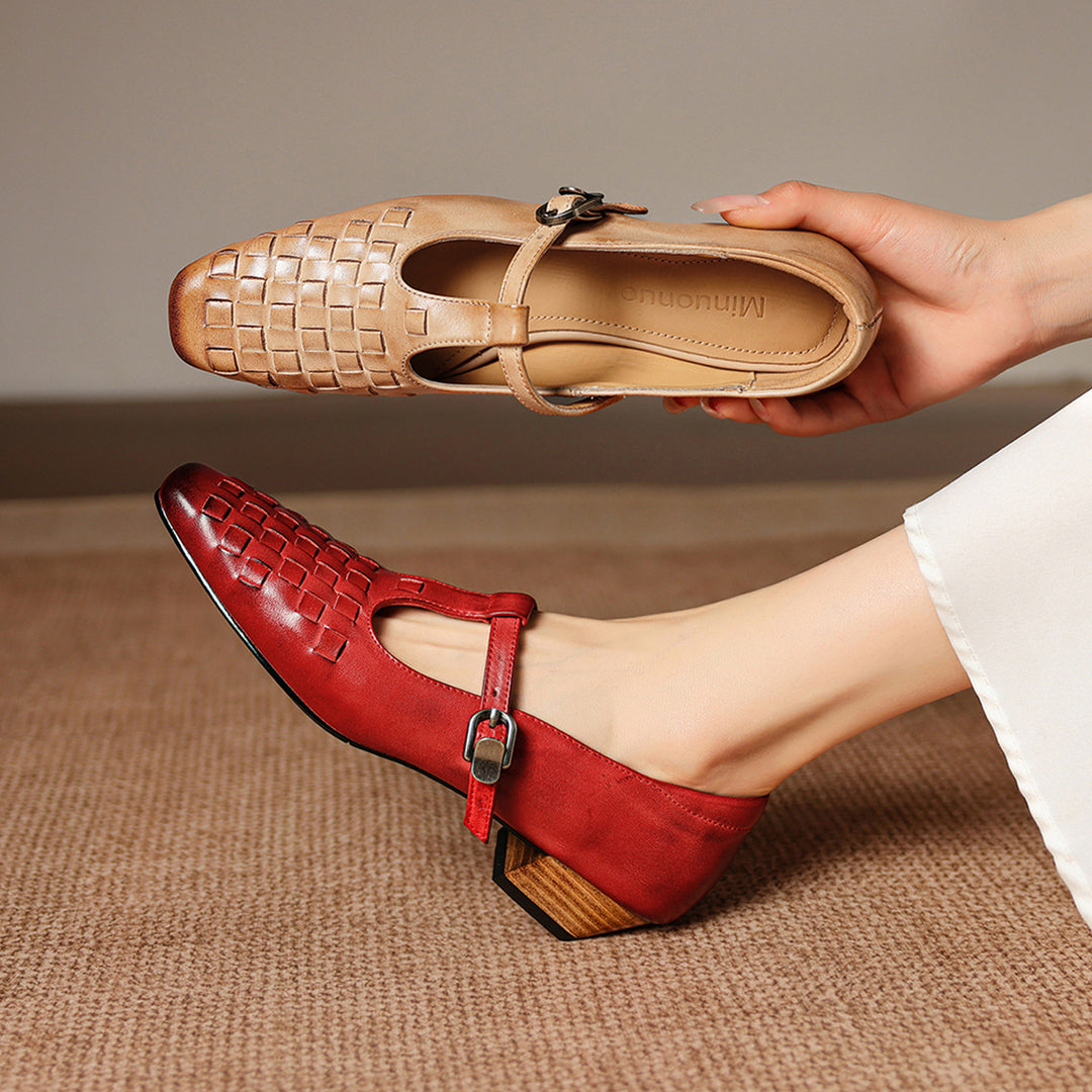 Murel Genuine Leather Flats