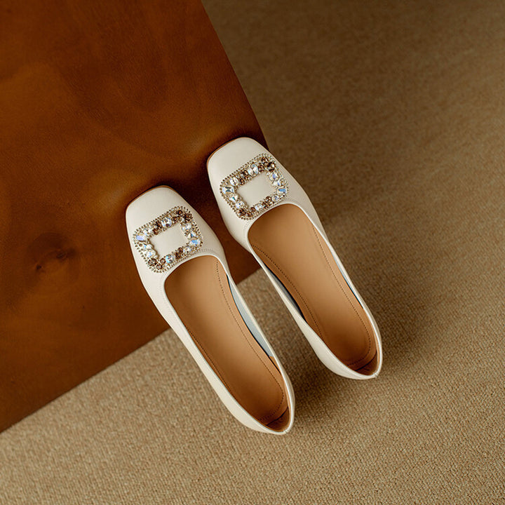 Adela Genuine Leather Flats