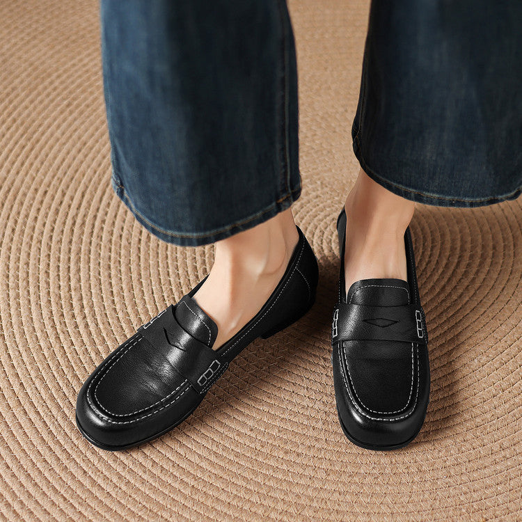 Galea Genuine Leather Loafers