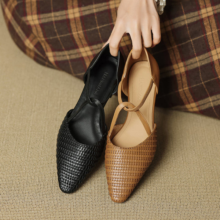 Dona Genuine Leather Heels