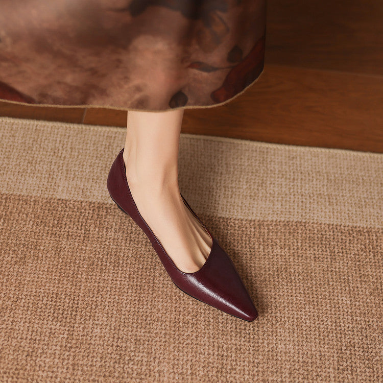 Brisa Genuine Leather Pumps