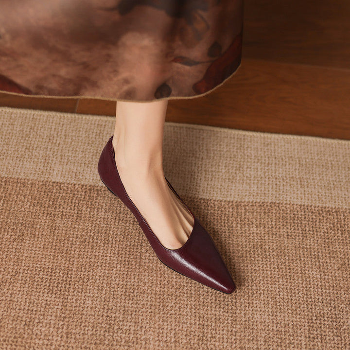 Brisa Genuine Leather Pumps
