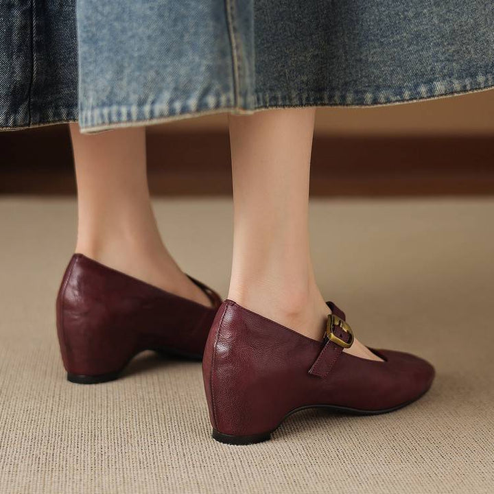 Givry Genuine Leather Heels