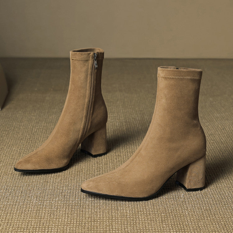Riva Genuine Suede Boots