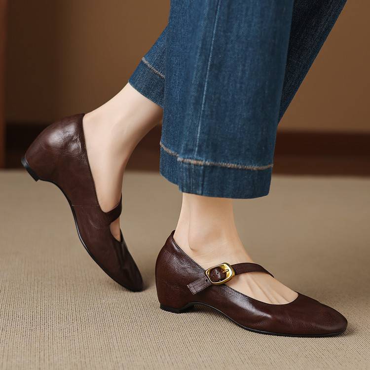 Givry Genuine Leather Heels