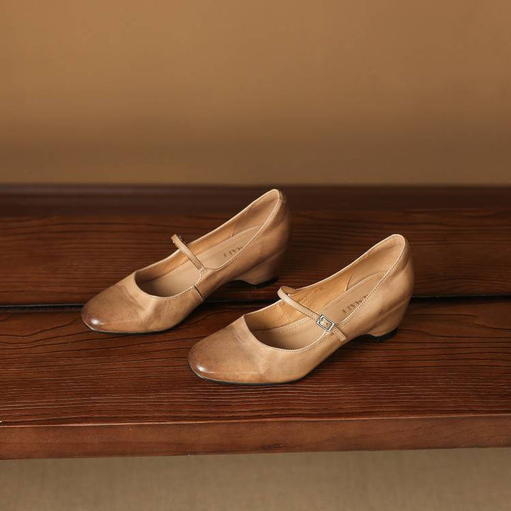 Ryla Genuine Leather Pumps