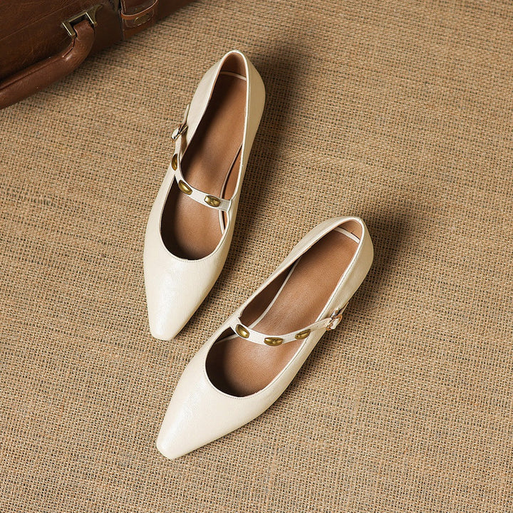 Kalie Studded Leather Pumps