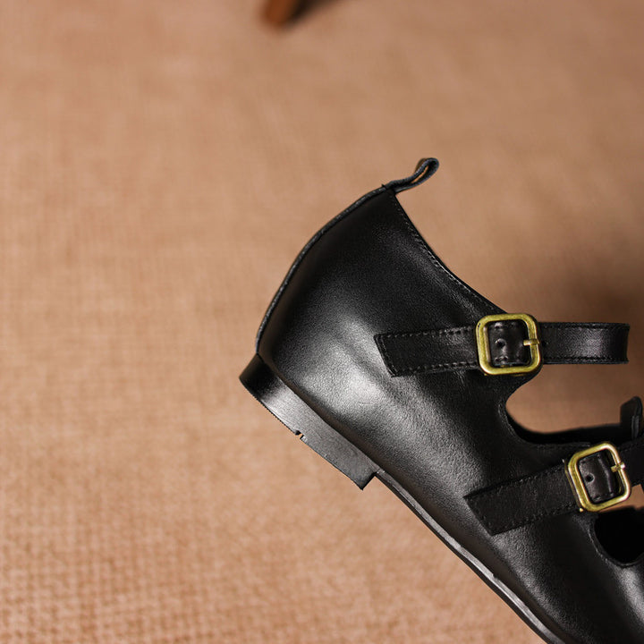 Auzi Genuine Leather Strappy Sandals