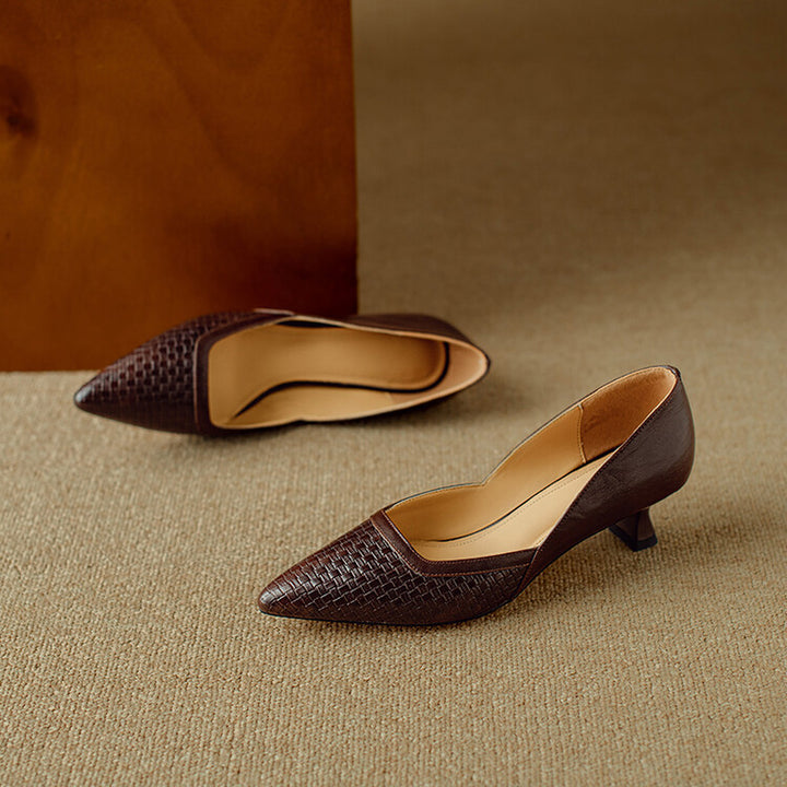 Kelra Genuine Leather Heels