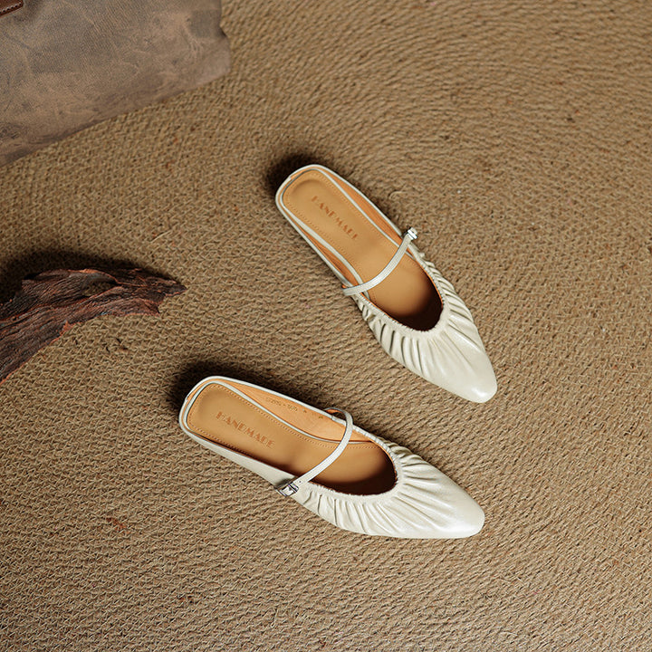Orena Genuine Leather Mules