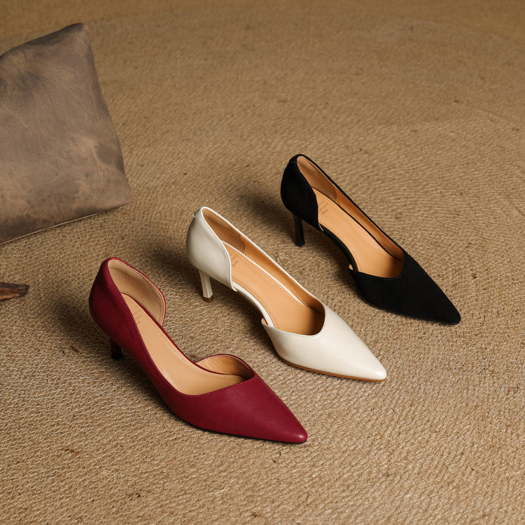 Avella Genuine Leather Heels