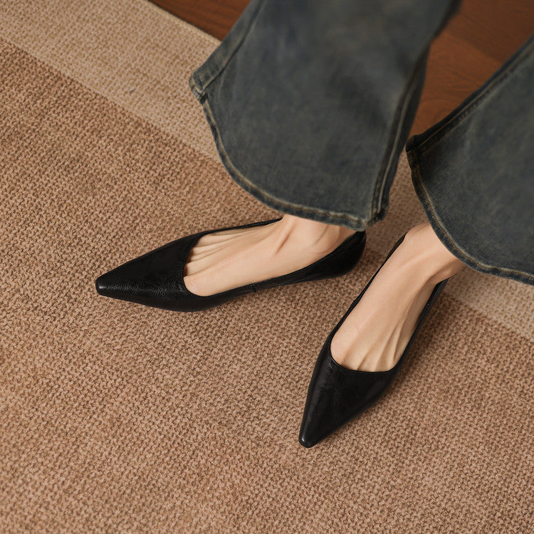 Brisa Genuine Leather Pumps