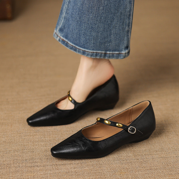 Kalie Studded Leather Pumps