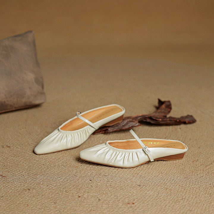 Orena Genuine Leather Mules
