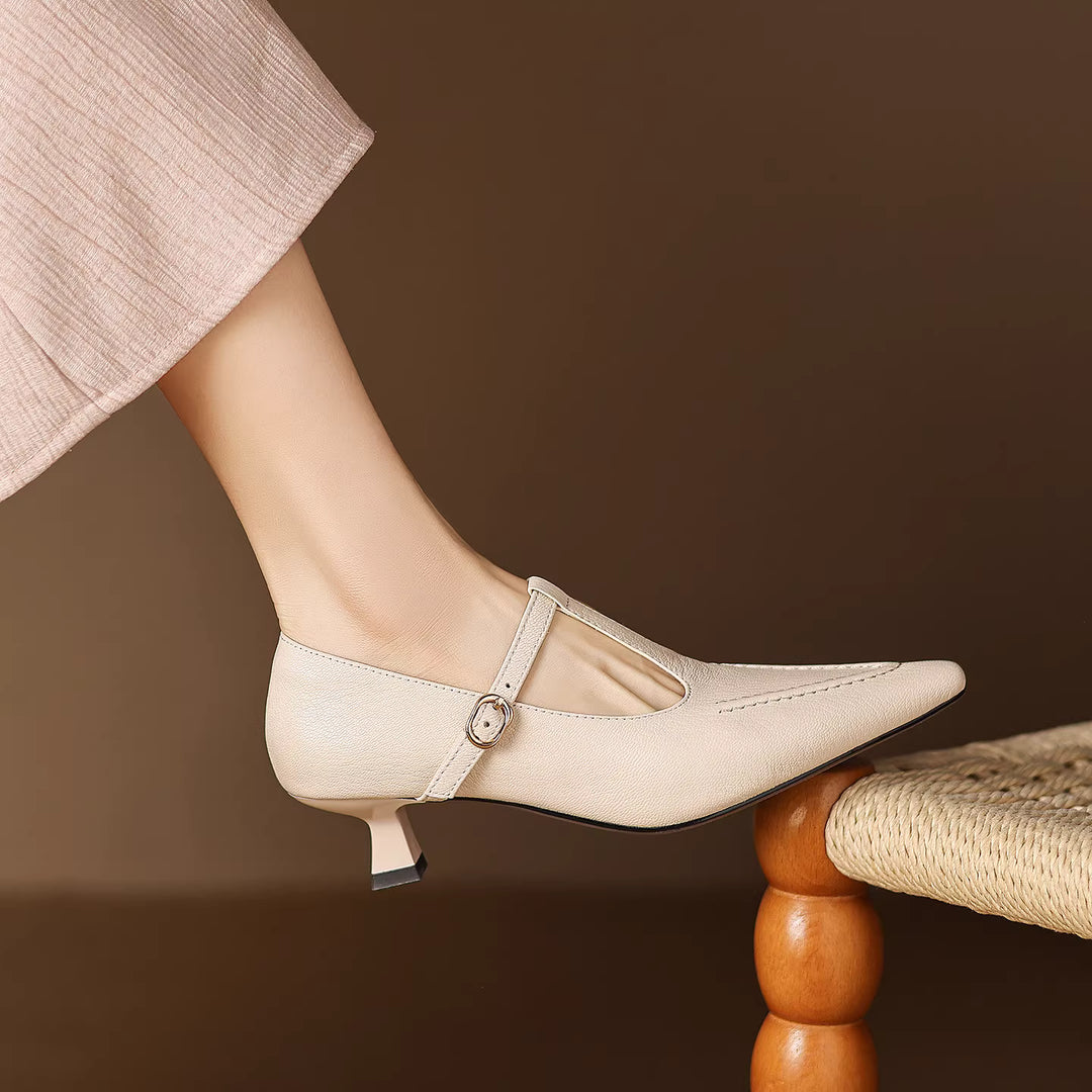 Tirea Genuine Leather Heels