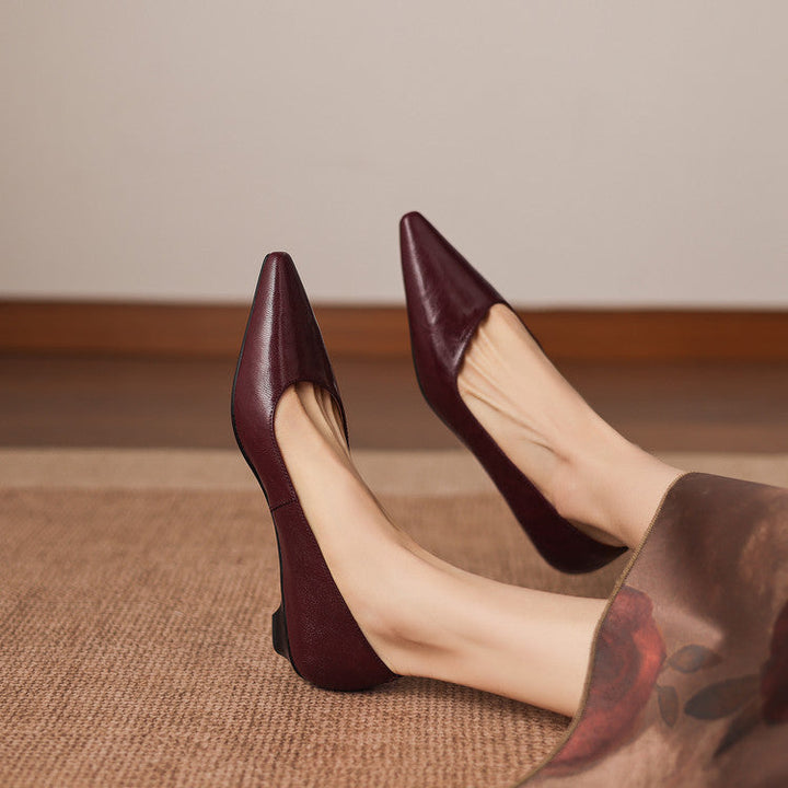 Brisa Genuine Leather Pumps