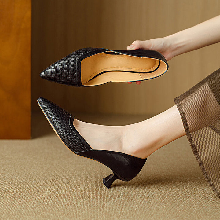 Kelra Genuine Leather Heels