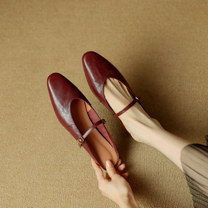 Elzor Genuine Leather Mules