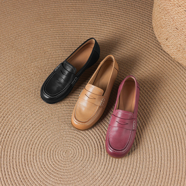 Galea Genuine Leather Loafers