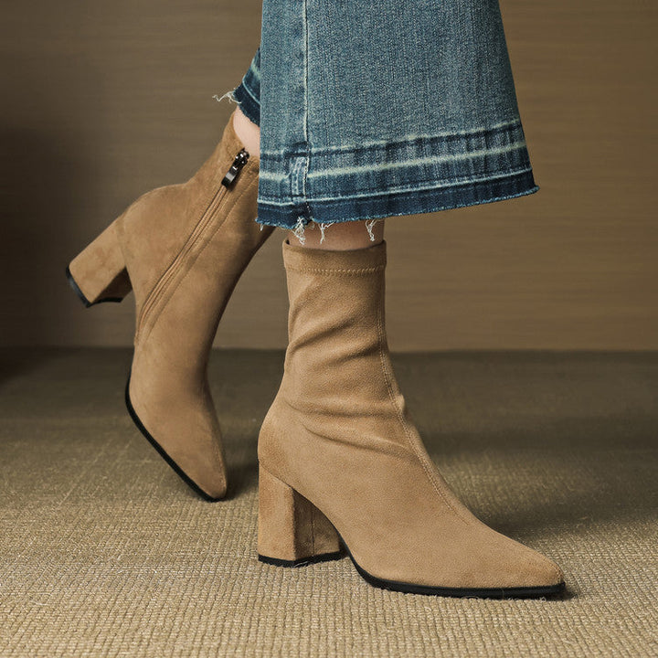 Riva Genuine Suede Boots