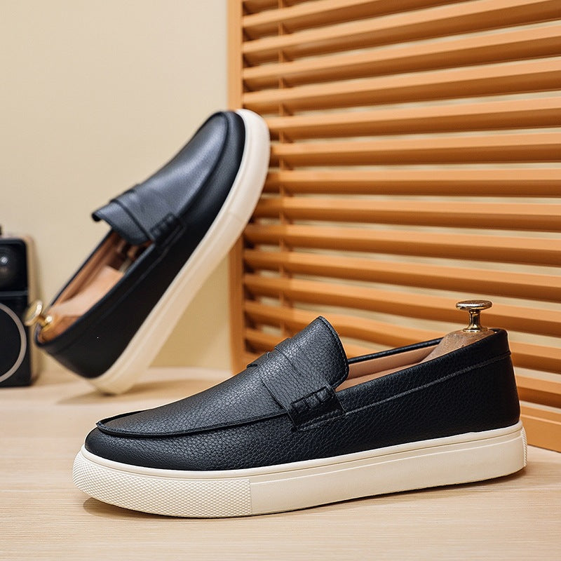 Valdo Leather Penny Loafers
