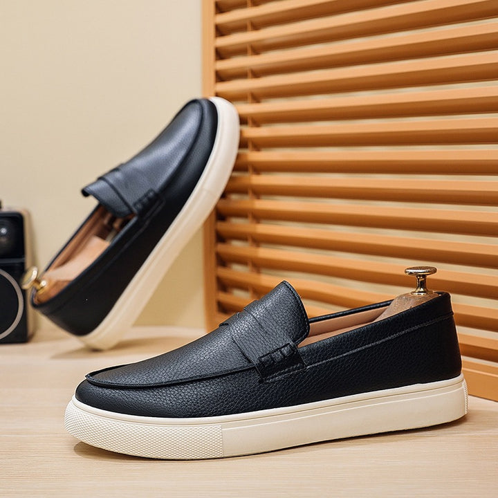Valdo Leather Penny Loafers