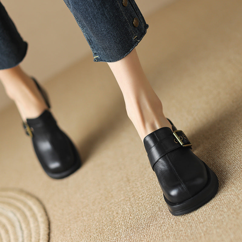 Mirel Genuine Leather Mules