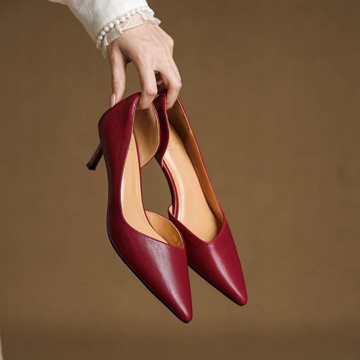 Avella Genuine Leather Heels