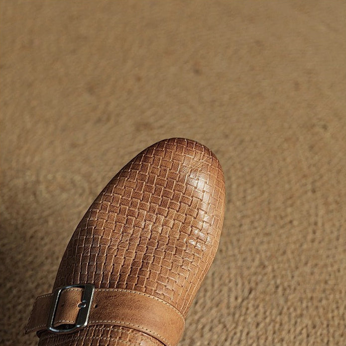 Cassie Genuine Leather Mules