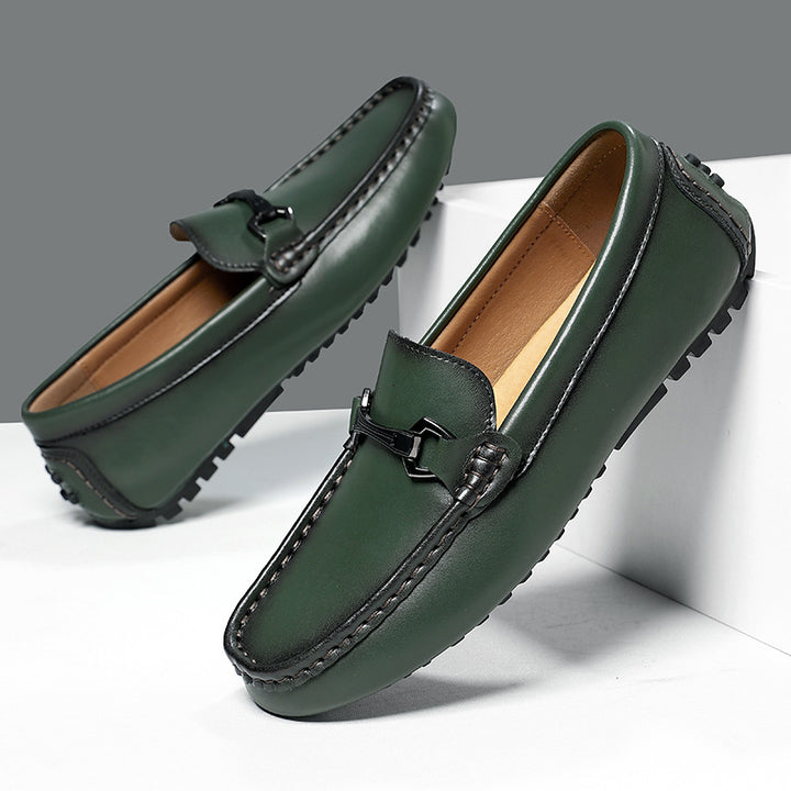 Helvo Genuine Leather Moccasin Loafers