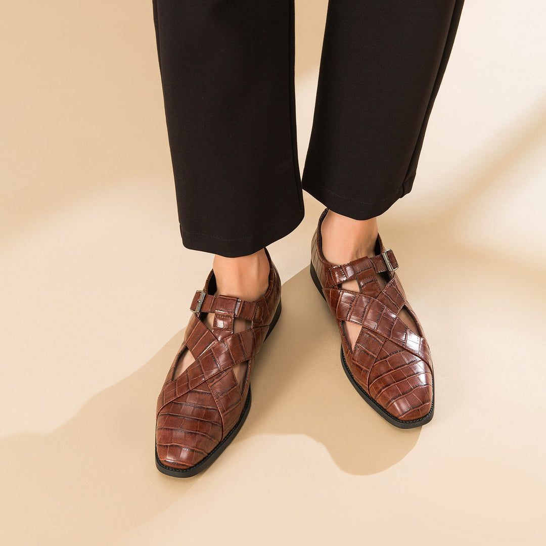 Brezo Leather Sandals