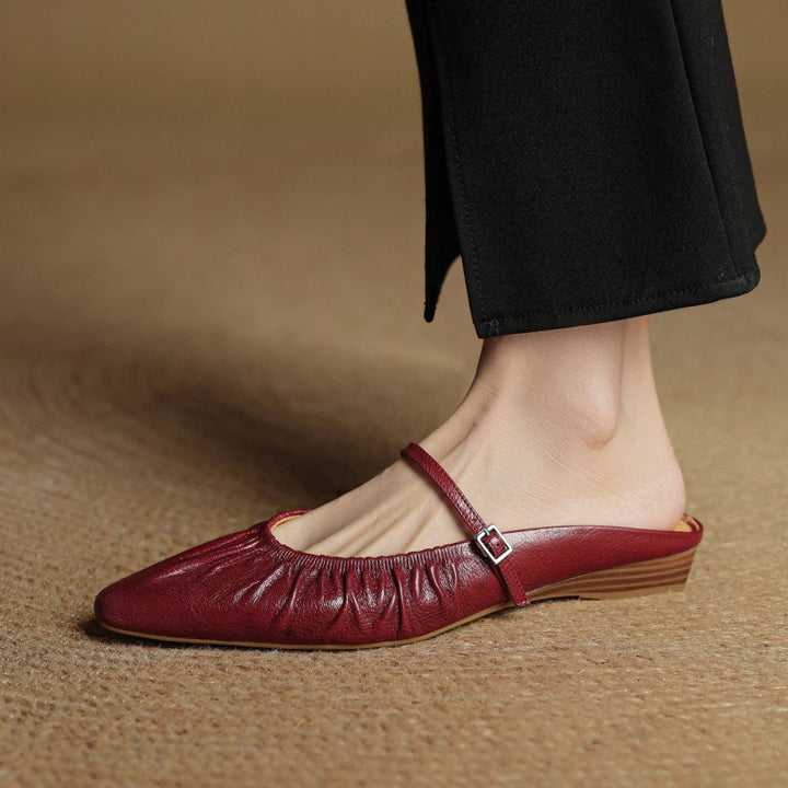 Orena Genuine Leather Mules