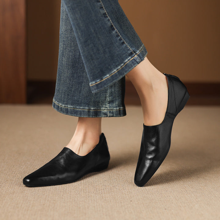 Halen Genuine Leather Pumps