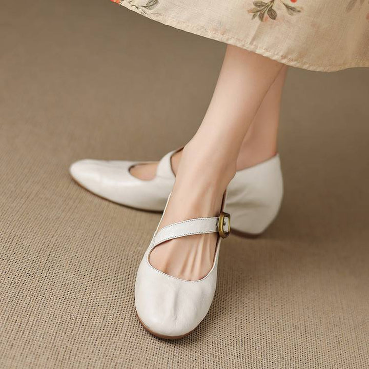 Givry Genuine Leather Heels
