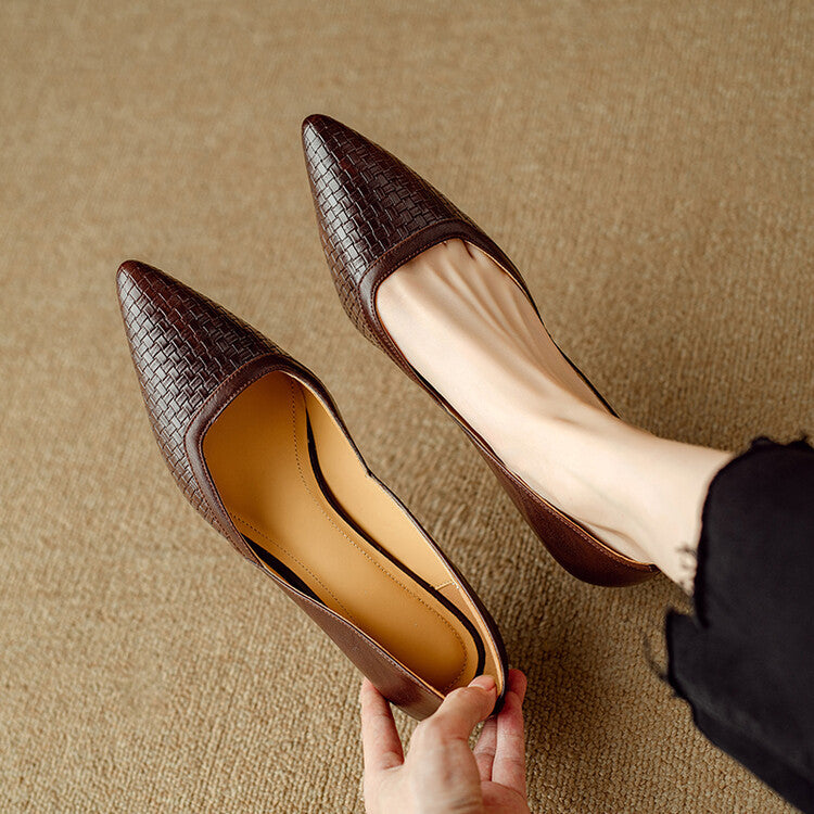 Kelra Genuine Leather Heels