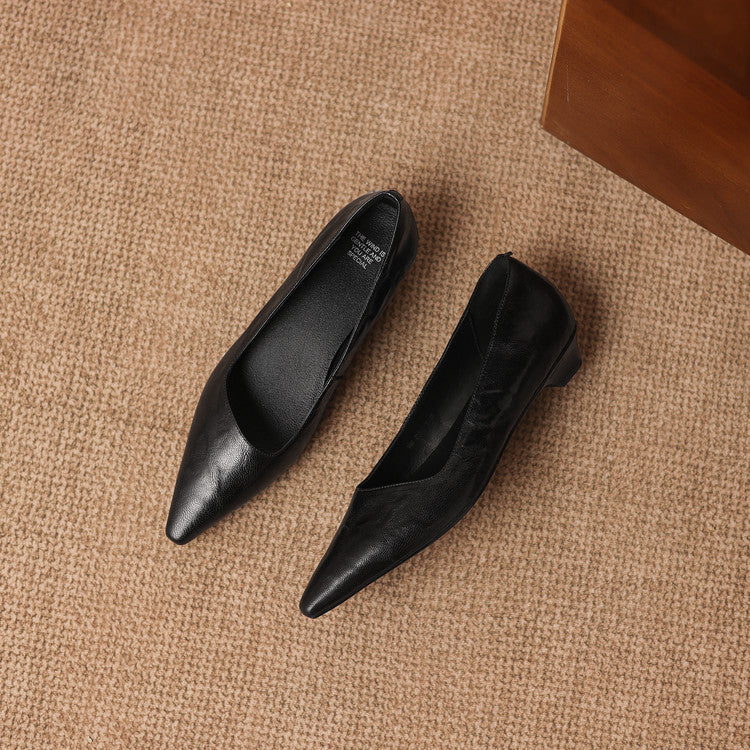 Brisa Genuine Leather Pumps