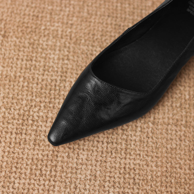 Brisa Genuine Leather Pumps