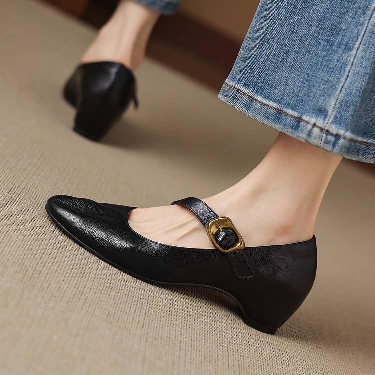 Givry Genuine Leather Heels